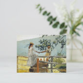 Auf der Stile Landschaft Winslow Homer Postkarte (Stehend Vorderseite)