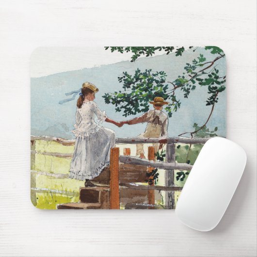 Auf der Stile von Winslow Homer Mousepad (Mit Mouse)