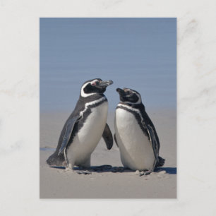 Auf der Strandpostkarte Postkarte