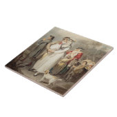 Auf der Straße 1799 (w/c über Spuren des Fliese (Seite)