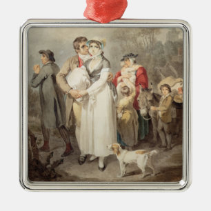 Auf der Straße 1799 (w/c über Spuren des Ornament Aus Metall