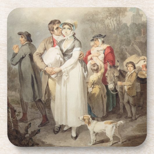 Auf der Straße 1799 (w/c über Spuren des Untersetzer (Vorderseite)