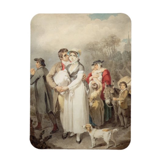 Auf der Straße, 1799 (w/c über Spuren von Bleistif Magnet (Vertikal)