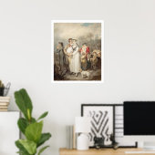 Auf der Straße, 1799 (w/c über Spuren von Bleistif Poster (Heimbüro)