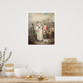 Auf der Straße, 1799 (w/c über Spuren von Bleistif Poster (Küche)