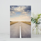 Auf der Straße Briefpapier (Stehend Vorderseite)