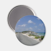Auf der Straße - Cozumel, Mexiko Magnet (Vorderseite/Rückseite)