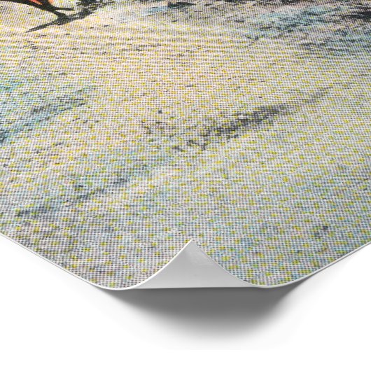 Auf der Straße der Bühne durch die Schlange Poster (Ecke)