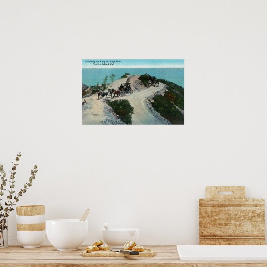 Auf der Straße der Bühne durch die Schlange Poster (Küche)