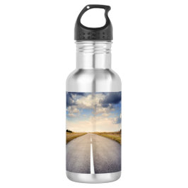 Auf der Straße Edelstahlflasche