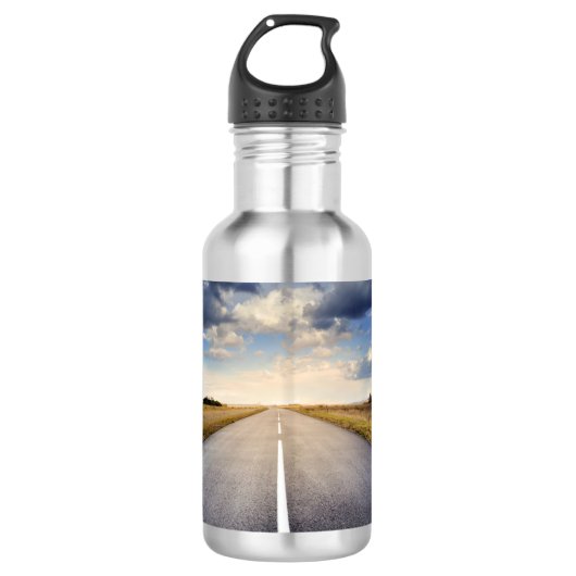 Auf der Straße Edelstahlflasche (Vorderseite)