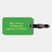 Auf der Straße Gepäckanhänger (Rückseite horizontal)