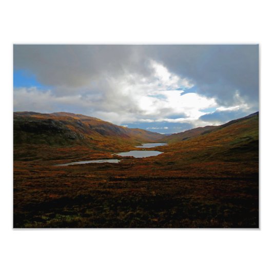 Auf der Straße in Iona Fotodruck (Vorne)