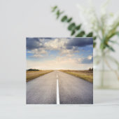 Auf der Straße Karte (Stehend Vorderseite)