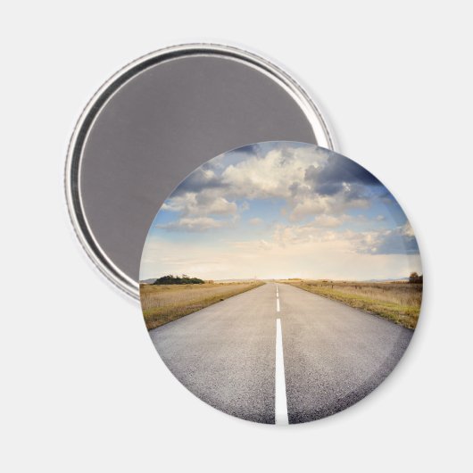 Auf der Straße Magnet (Vorderseite/Rückseite)