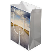 Auf der Straße Mittlere Geschenktüte (Rückseite Schrägansicht)