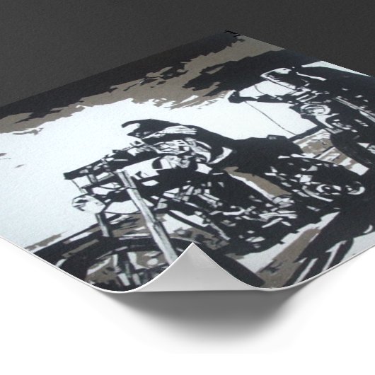 Auf der Straße Poster (Ecke)