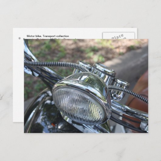 Auf der Straße Postkarte (Vorne/Hinten)