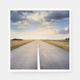 Auf der Straße Serviette