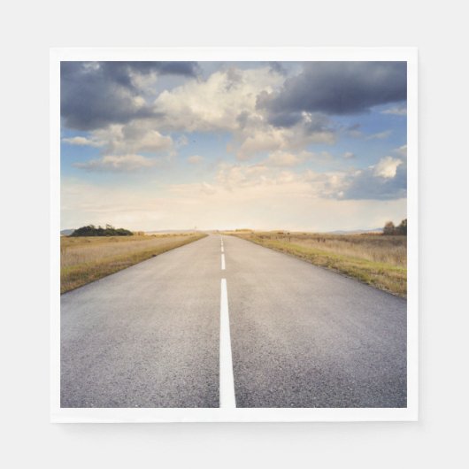 Auf der Straße Serviette (Vorderseite)