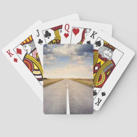 Auf der Straße Spielkarten (Rückseite)