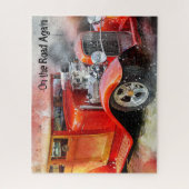 Auf der Straße wieder per Drag Car Puzzle (Vertikal)