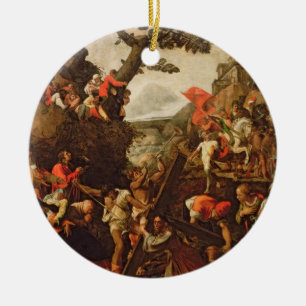 Auf der Straße zum Kalvarienberg Keramikornament