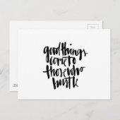 Auf der Strecke bleibe Postkarte (Vorne/Hinten)