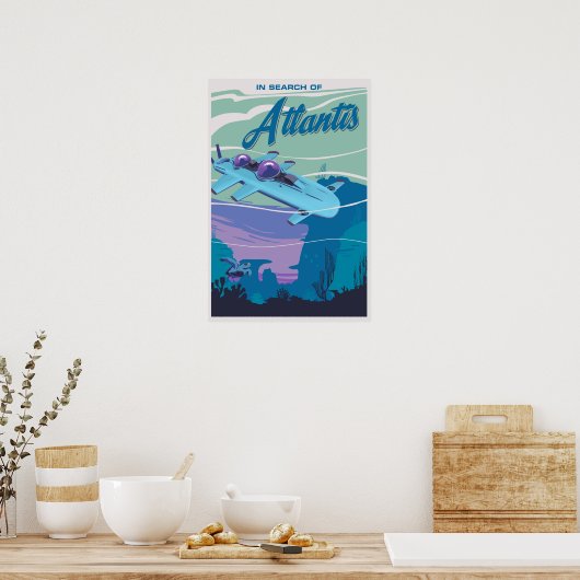 Auf der Suche nach Atlantis Poster (Küche)