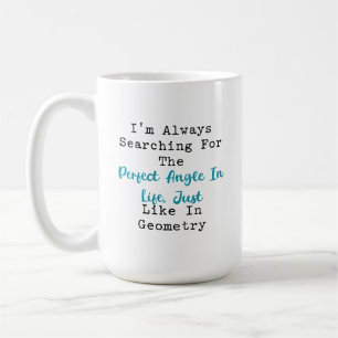 Auf der Suche nach dem perfekten Winkel in der Leb Kaffeetasse