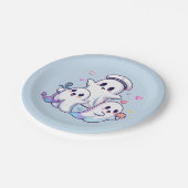 Auf der Suche nach der Hochsee! Pappteller (Schrägansicht)