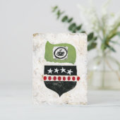 Auf der Suche nach der Kaffeekarte Postkarte (Stehend Vorderseite)