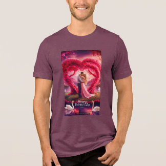 auf der Suche nach einem hochwertigen Valentinstag Tri-Blend Shirt