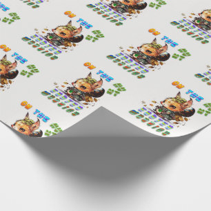 Auf der Suche nach einem Osterkrieger Geschenkpapier