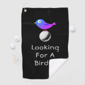 Auf der Suche nach einer Birdie, Personalize, Bird Golfhandtuch (Insitu)