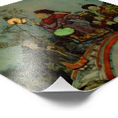 "Auf der Suche nach einer Nachtigall" von Edmund D Fotodruck (Ecke)