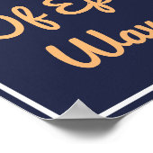 Auf der Suche nach epischen Waves Print Poster (Ecke)