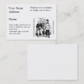 Auf der Suche nach Licht Visitenkarte (Vorne/Hinten)