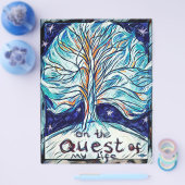 Auf der Suche nach meinem Leben - Baum - Sterne Flyer (Einzeln)