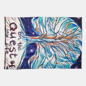 Auf der Suche nach meinem Leben - Baum - Sterne Geschirrtuch (Horizontal)