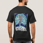 Auf der Suche nach meinem Leben - Baum - Sterne T-Shirt (Rückseite)