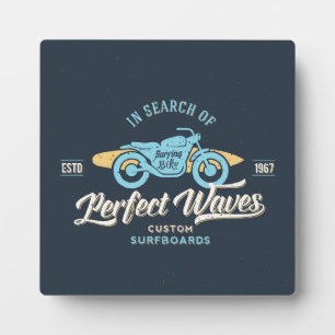 Auf der Suche nach perfektem Waves Poster Fotoplatte