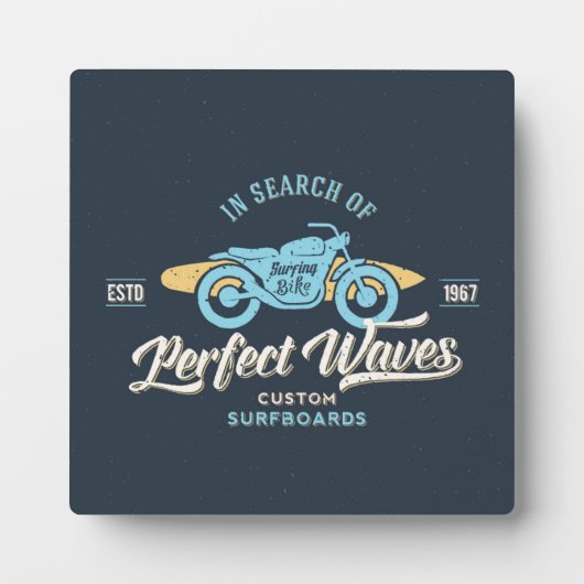 Auf der Suche nach perfektem Waves Poster Fotoplatte (Vorderseite)