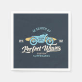 Auf der Suche nach perfektem Waves Poster Serviette (Vorderseite)