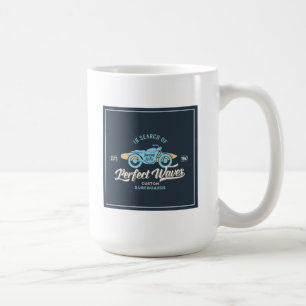 Auf der Suche nach perfektem Wellen-Plakat Kaffeetasse