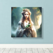 " AUF DER SUCHE NACH PRINCE CHARMING " LEINWANDDRUCK (Insitu (Holzboden))