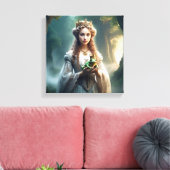 " AUF DER SUCHE NACH PRINCE CHARMING " LEINWANDDRUCK (Insitu (Wohnzimmer))