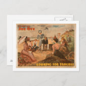 Auf der Suche nach Trouble - Beach Scene Theater Postkarte (Vorne/Hinten)