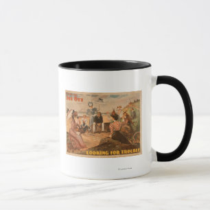 Auf der Suche nach Trouble - Beach Scene Theater Tasse