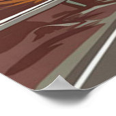 Auf der Sun Road Montana Vista Poster (Ecke)